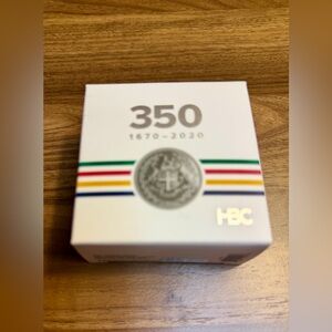 2020 RCM $10 Silver Proof Coin-HBC 350th Anniversary